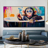 Toile - Bath Monkey